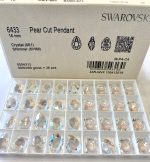 Swarovski 6433 Pear Cut Cristal Shimmer 16mm - Imagen 2