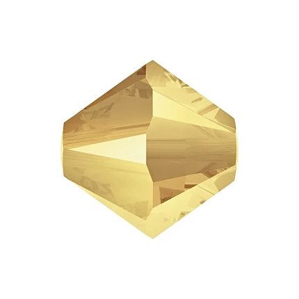 Swarovski 5328 Metallic Sunshine 3mm Xilion Bead 24 unidades