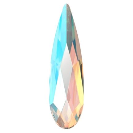 Swarovski 2304 Flat Back Raindrop Crystal Shimmer 6mm