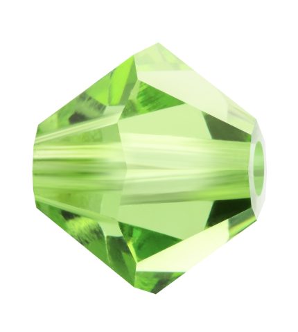 Peridot 4mm Preciosa Rondelle Bead