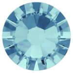 Swarovski 2038 Aquamarine ss12 Flat Back Hotfix