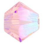 Swarovski 5328 Xilion Bead Rosaline Ab2x 4mm