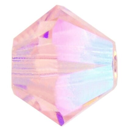 Swarovski 5328 Xilion Bead Rosaline Ab2x 4mm
