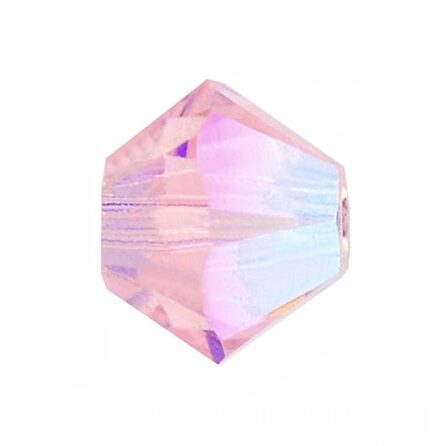 Swarovski 5328 Xilion Bead Rosaline Ab2x 4mm