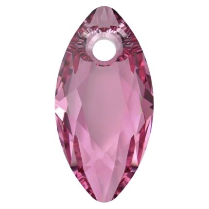 Swarovski 6437 Marquise Cut Pendant Rose 11.5mm